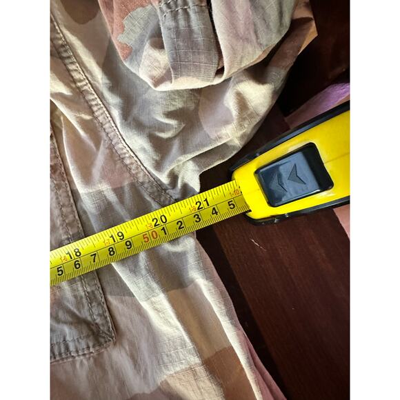 FREE PEOPLE x Womens Camo Utility Jacket Size Large l Oversized - Picture 6 of 7